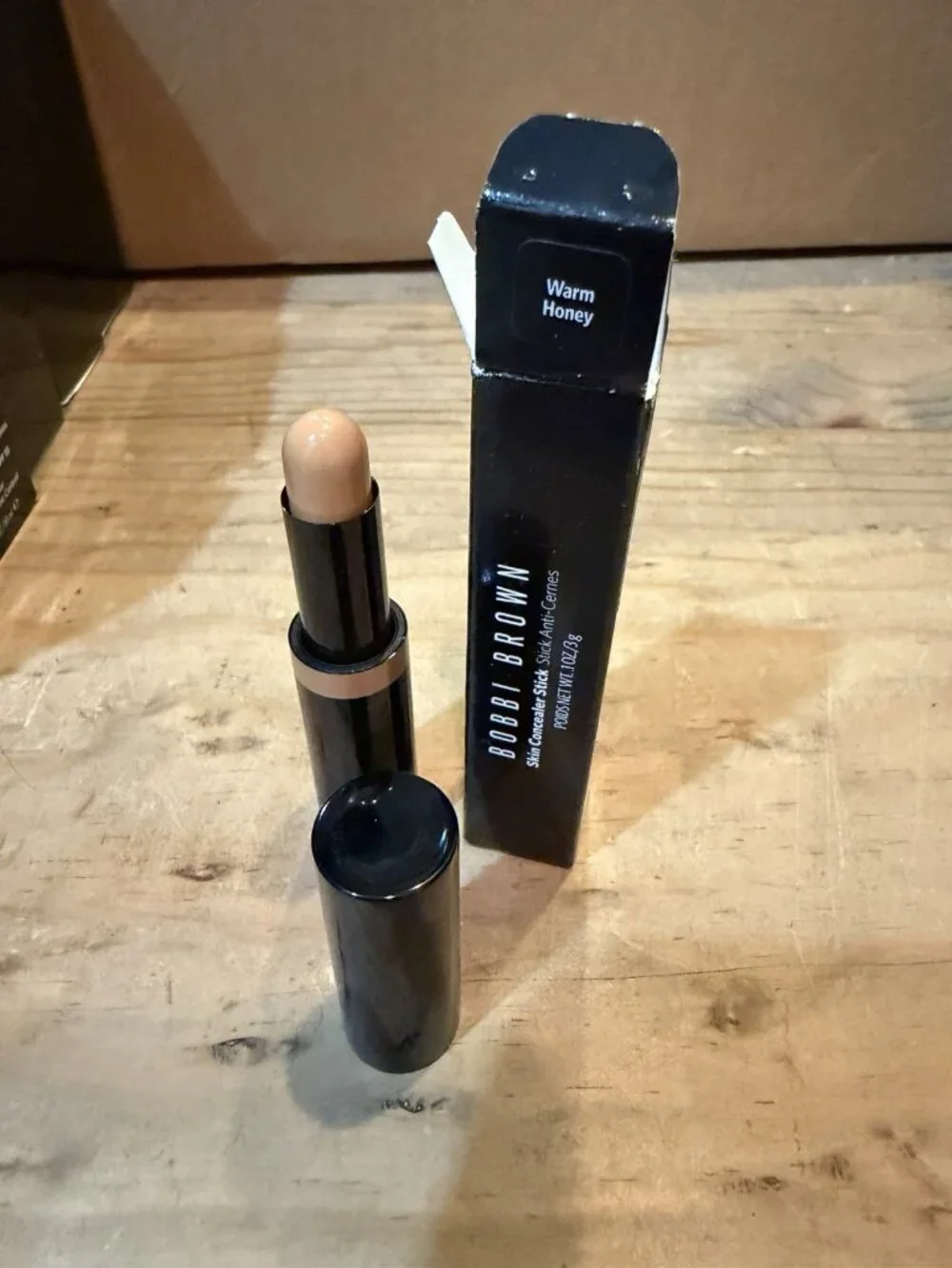 Bobbi Brown Skin Concealer Stick In WARM HONEY .1oz/3g New W/ Box